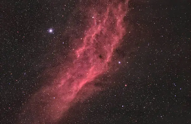 An emission nebula located in the constellation of Perseus.