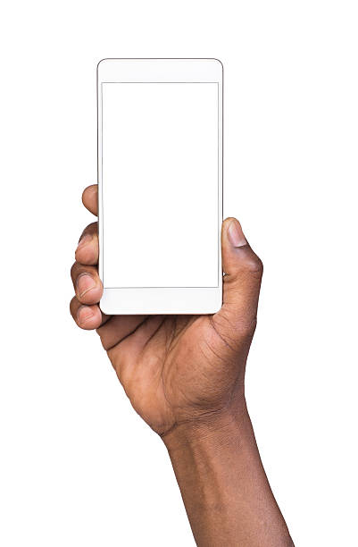 istock Man holding mobile smart phone 583838660