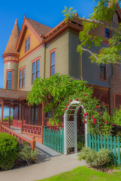 オールドタウン・サンディエゴ近くの歴史遺産郡公園(p) - house san diego california old town architecture ストックフォトと画像