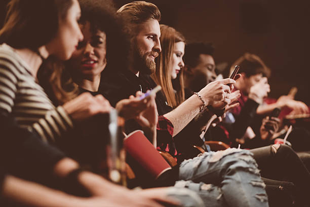 istock Group of people in the cinema 583845168