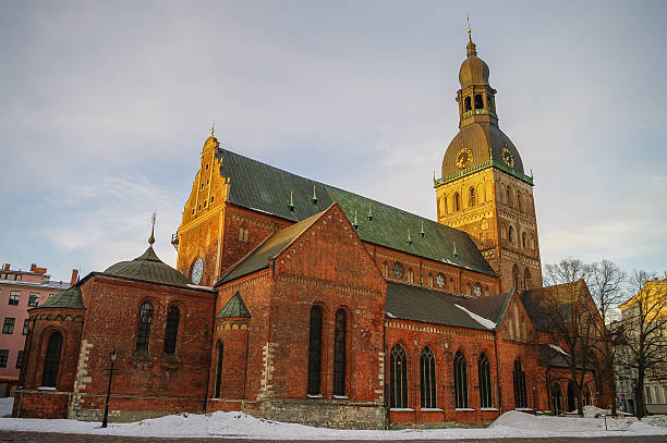 istock Historical building of Riga Dome Cathedral, Latvia. 583845448