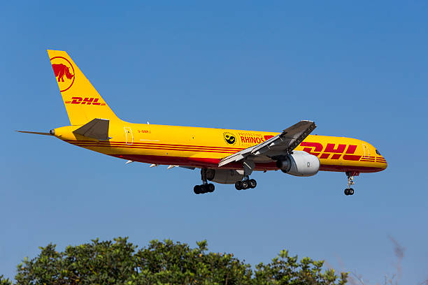 特別な印が付くdhl貨物757 - dhl airplane freight transportation boeing ストックフォトと画像