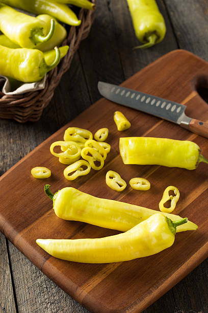istock Raw Organic Yellow Banana Peppers 583846792