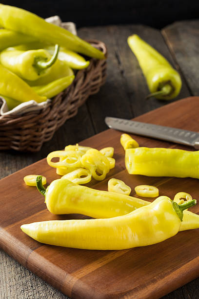 istock Raw Organic Yellow Banana Peppers 583846856