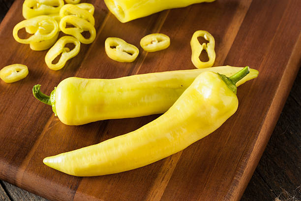 istock Raw Organic Yellow Banana Peppers 583846922