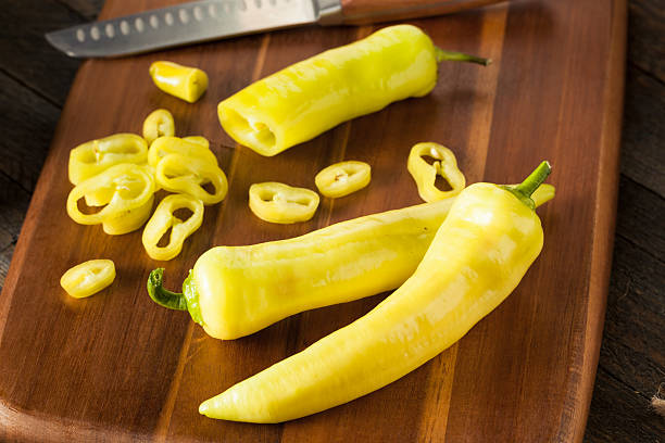istock Raw Organic Yellow Banana Peppers 583846970