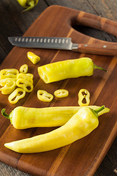 istock Raw Organic Yellow Banana Peppers 583847002