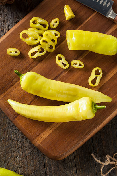 istock Raw Organic Yellow Banana Peppers 583847062