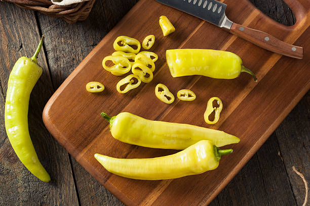 istock Raw Organic Yellow Banana Peppers 583847130