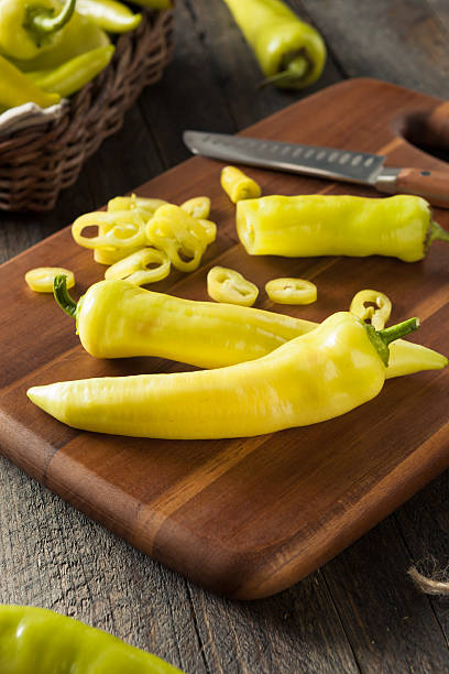 istock Raw Organic Yellow Banana Peppers 583847176