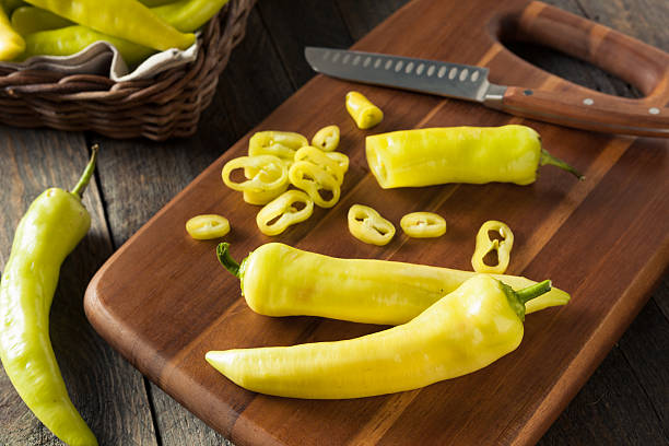 istock Raw Organic Yellow Banana Peppers 583847224