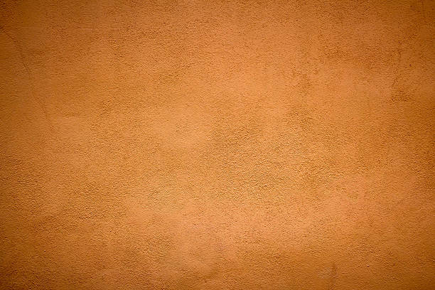 istock Orange color painting background 583848420