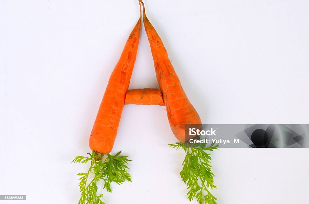 zanahoria.  vitamina A - Foto de stock de Vitamina A libre de derechos