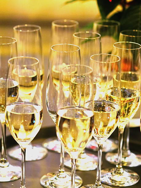 istock champagne glasses many 583853124