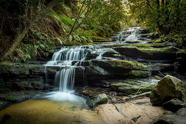 istock Waterfalls in Blue Mountains national park 583857844
