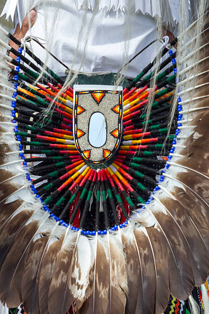 istock Close up of headdress. 583858450