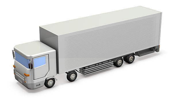 istock Miniature model of the truck. 583858956