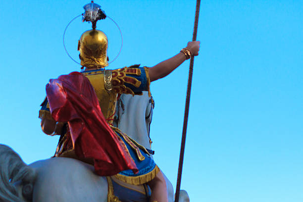 istock Ragusa Ibla, Sicily: Statue of Saint George Paraded Through Town 583859072
