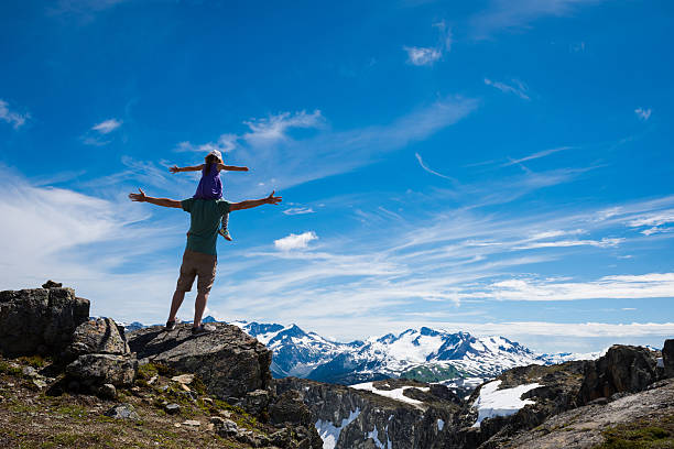 istock Father and child bonding in nature 583862714
