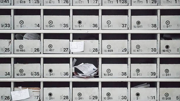 istock Row of Lockers one is open 583962986