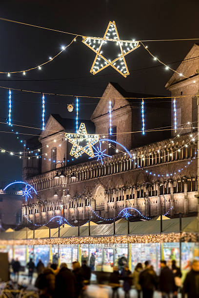 istock Christmas in Ferrara, Piazza Trento Trieste - Italy 583968354