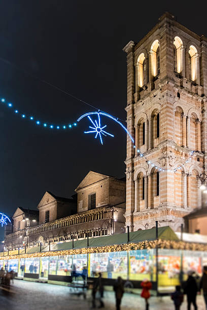 istock Christmas in Ferrara, Piazza Trento Trieste - Italy 583968388