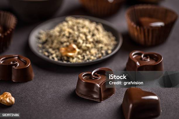 Chocolate Sweets Stock Photo - Download Image Now - Black Color, Brown, Cacao Fruit