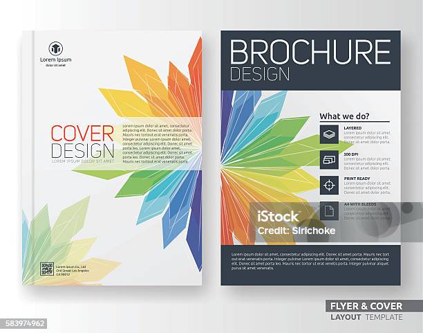 Multipurpose Corporate Business Flyer Layout Design Stock Illustration - Download Image Now