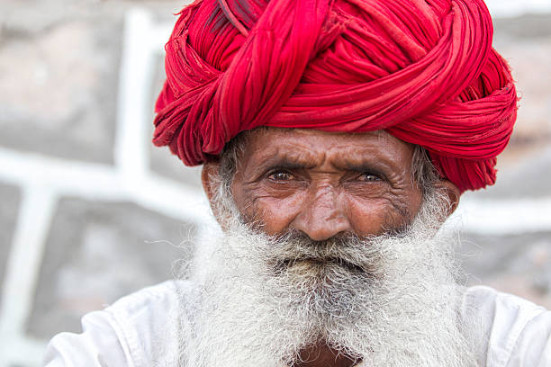 istock Portrait of men from Rajasthan, India 583977266