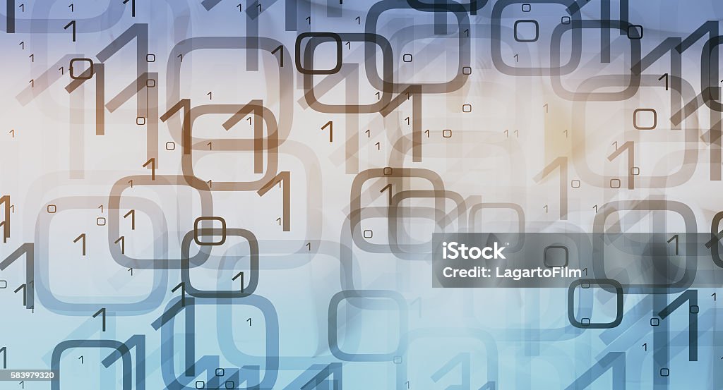 Computer Binary Code Data Stock Photo - Download Image Now - Abstract ...