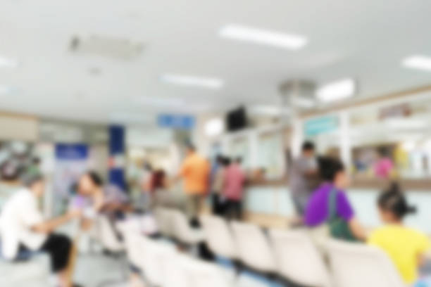 istock Blurred background in hospital. 583981894