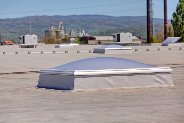 istock Building roof top details 583985436