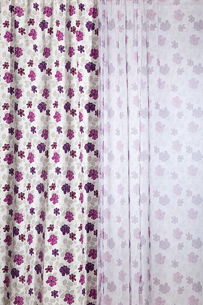 istock Fine Textile  Home Decoration Curtain Background 583987448