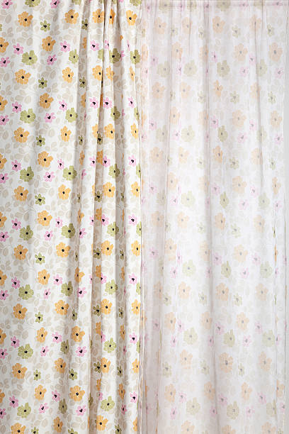 istock Fine Textile  Home Decoration Curtain Background 583987542