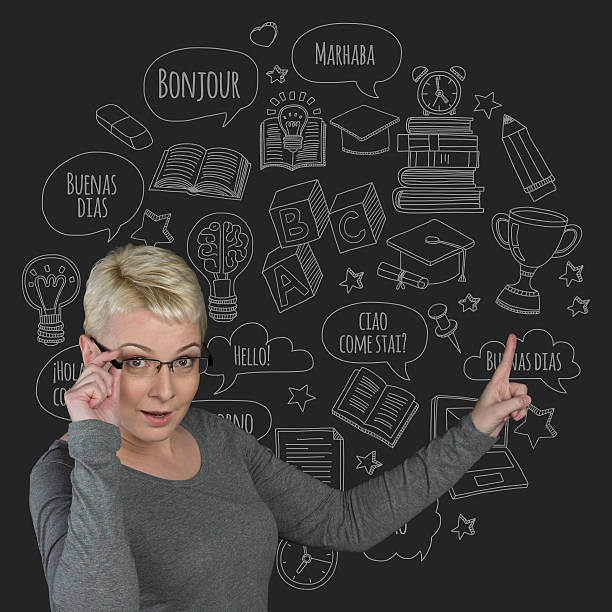 istock Language courses concept Hello How are you Good morning 583987568