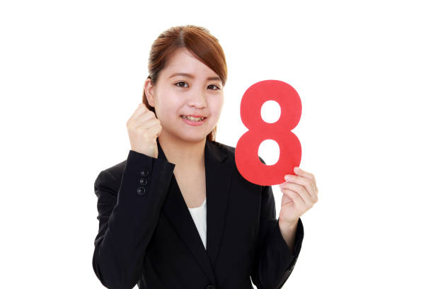 istock Woman with a number 583988034