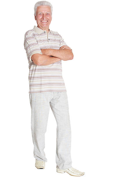 istock happy senior man in shirt 583990530