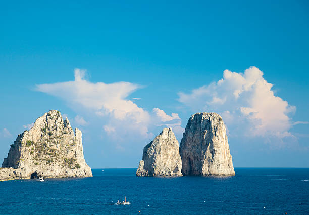 Faraglioni rocks, Capri Island (Italy, Bay of Naples)