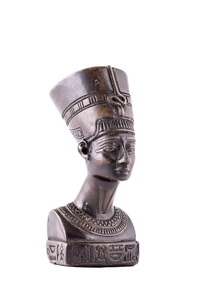 istock Bust of Queen Nefertiti on white background 583994498