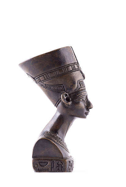 istock Bust of Queen Nefertiti on white background 583994516