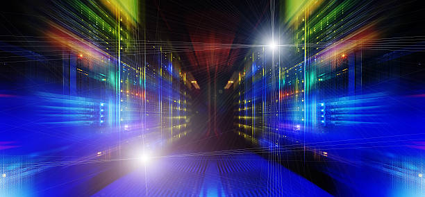 istock series mainframe in a futuristic representation of light streams 583996902