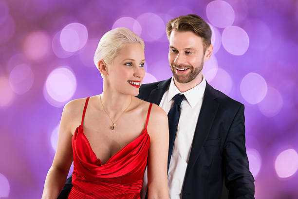 istock Young Couple On Bokeh Background 583996922