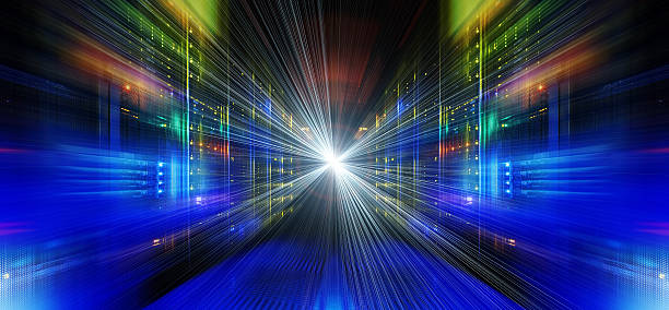 istock series mainframe in a futuristic representation of light streams 583997004