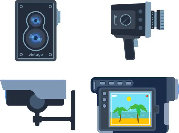 Camera Detection Vector Free 046 objects camera vector corel free vintage Vector Images ...