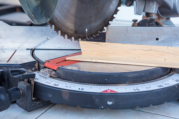 istock Circular saw cutting wood 583999190