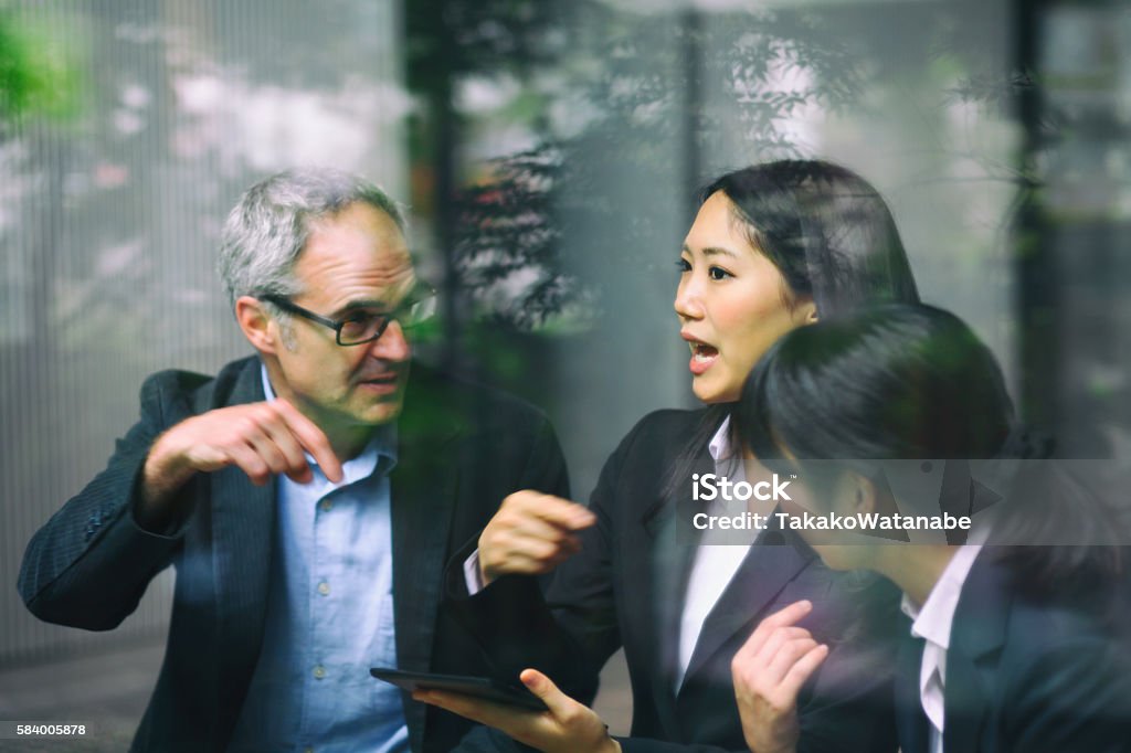 international business people Asia Stock Photo