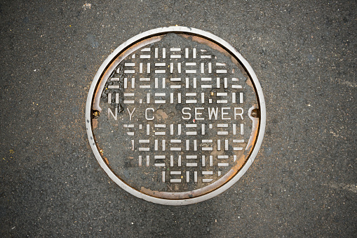 Manhole cover for the New York City sewer