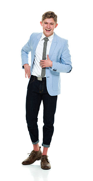 istock Smiling smart casual man looking at camera 584209884