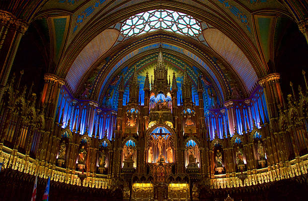 istock Notre Dame Basilica, Montreal 584219898