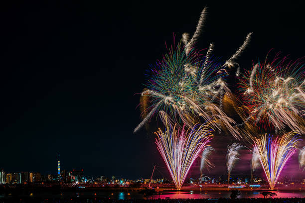 istock Fireworks of Adachi, Tokyo 584223400
